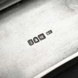 Square box with concave walls and floral engraving… - photo 4