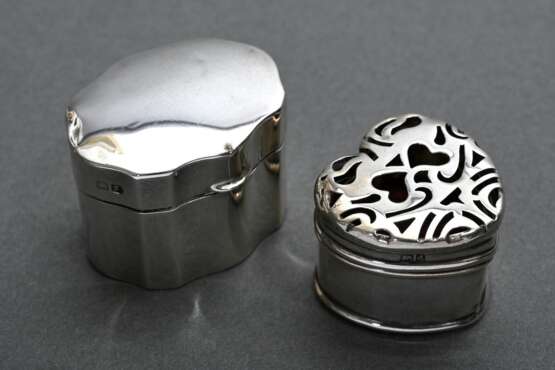 2 Various English ring boxes with red and turquois… - photo 1 2 Various English ring boxes with red and turquois… - photo 1