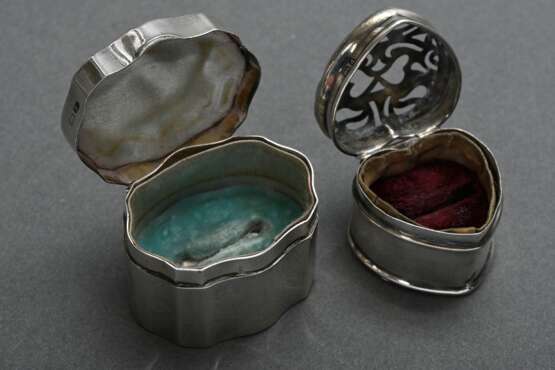 2 Various English ring boxes with red and turquois… - photo 6 2 Various English ring boxes with red and turquois… - photo 6