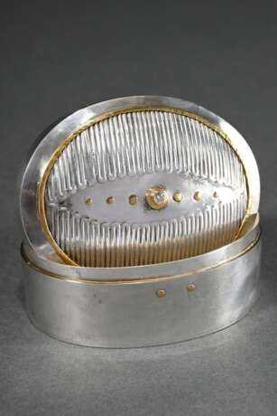 Oval 925 silver box with domed lid and diamond (ap… - фото 6 Oval 925 silver box with domed lid and diamond (ap… - фото 6