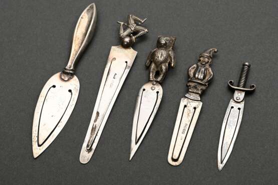 5 Diverse Bookmark Lesezeichen mit plastischen End… - Foto 1 5 Diverse Bookmark Lesezeichen mit plastischen End… - Foto 1