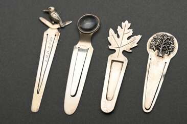 4 Various bookmarks with sculpted ends: “magnifyin…
