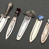 5 Various bookmarks with sculpted ends: “hearts, f… - photo 1
