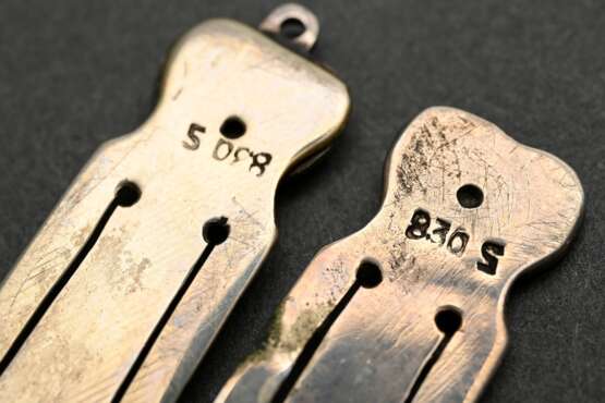 5 Various bookmarks with sculpted ends: “hearts, f… - photo 5