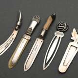 5 Diverse Bookmark Lesezeichen mit plastischen End… - Foto 1