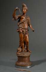 Feine Buchsbaum Schnitzerei „Jagdgöttin Diana" in …