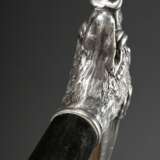 Cane with Fritzkrücke made of naturalistic 800 sil… - photo 4