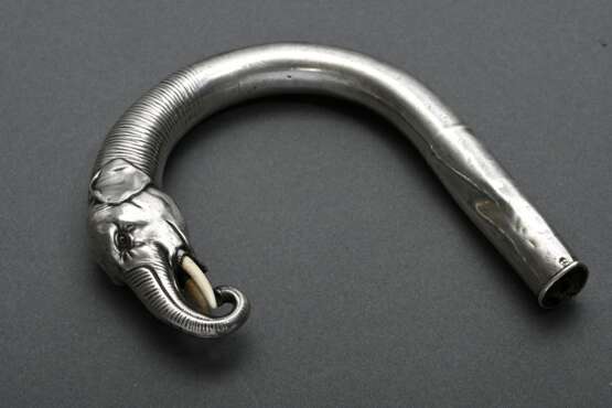 Rundkrücke mit plastisch gearbeitetem Silber 800 E… - Foto 6 Rundkrücke mit plastisch gearbeitetem Silber 800 E… - Foto 6