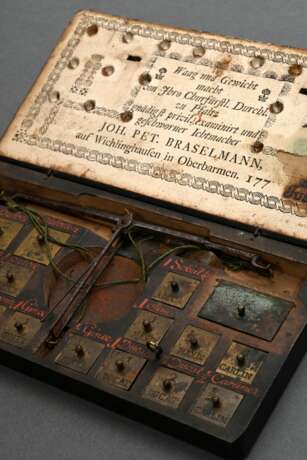 Antike Goldwaage im Holz Etui mit Gewichten in Duc… - Foto 1 Antike Goldwaage im Holz Etui mit Gewichten in Duc… - Foto 1