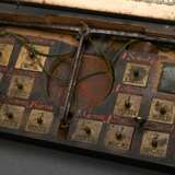 Antike Goldwaage im Holz Etui mit Gewichten in Duc… - Foto 2