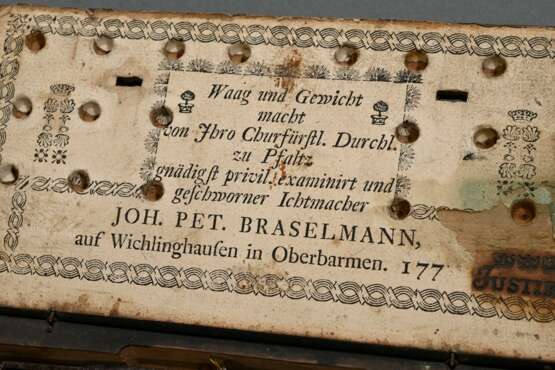 Antike Goldwaage im Holz Etui mit Gewichten in Duc… - Foto 3 Antike Goldwaage im Holz Etui mit Gewichten in Duc… - Foto 3