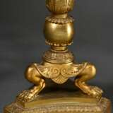 Pair of Empire girandoles in classic form on three… - фото 2