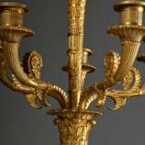 Pair of Empire girandoles in classic form on three… - фото 3
