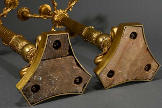 Pair of Empire girandoles in classic form on three… - фото 5 Pair of Empire girandoles in classic form on three… - фото 5