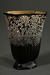 Small Art Deco vase with eggshell decoration on a …