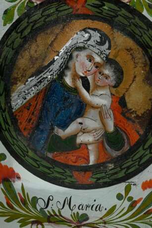 Rural reverse glass painting ‘Mother of God’ in ro… - photo 2