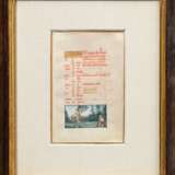 Book of Hours page with miniature, gouache on parc… - photo 2