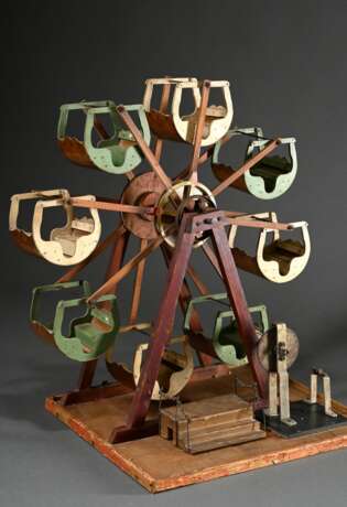 Ferris wheel model with eight gondolas, staircase … - photo 1