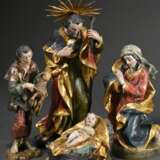 4 Teile Krippenfiguren in barocker Manier: Die Hei… - Foto 1