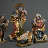 4 Teile Krippenfiguren in barocker Manier: Die Hei… - Foto 2