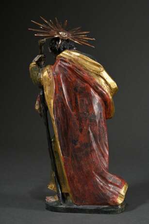 4 Teile Krippenfiguren in barocker Manier: Die Hei… - Foto 4