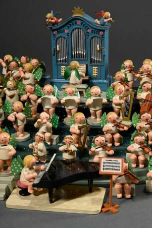 65 Teile Engelsorchester mit Musikorgel ("Guten Ab… - Foto 2