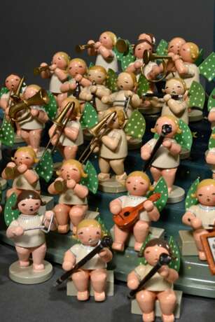 65 Teile Engelsorchester mit Musikorgel ("Guten Ab… - Foto 4