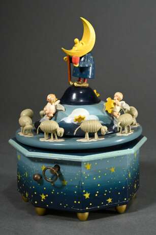 Oktogonale Wendt & Kühn Spieluhr "Mondvater", Holz… - Foto 1 Oktogonale Wendt & Kühn Spieluhr "Mondvater", Holz… - Foto 1