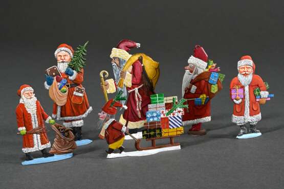 6 Various Christmas figures, Swiss, Diessen, etc.,… - photo 1