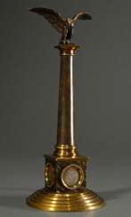 Patriotic victory column with Prussian eagle and t…