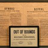 2 announcements: “Occupation Orders, April 26, 194… - photo 1