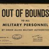 2 announcements: “Occupation Orders, April 26, 194… - photo 2
