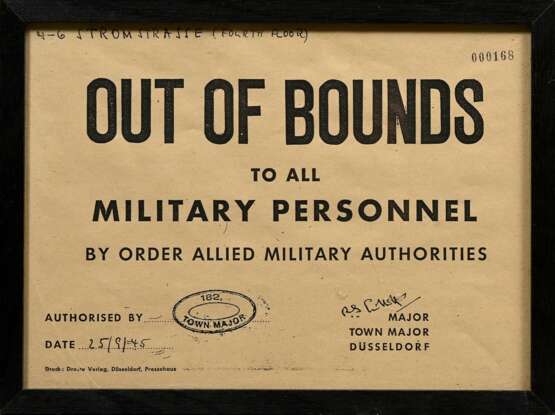 2 announcements: “Occupation Orders, April 26, 194… - photo 2