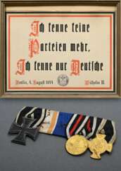 German Imperial Order bar with “Iron Cross, 2nd Cl…
