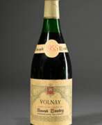 Wine. Bottle of red wine 1955 Volnay, Joseph Boudry, Côt…