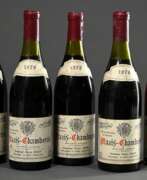 Wine. 5 Bottles of 1978 Mazis-Chambertin, Domaine Pierre…