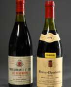 Wine. 2 Various bottles of red wine: 1x 1978 Gevrey-Cham…