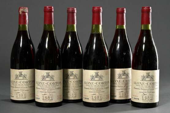 6 Flaschen 1981 Aloxe-Corton, Premier Cru, Clos le… - Foto 1