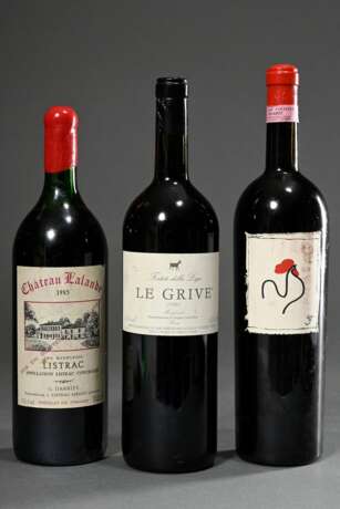 3 Diverse Magnum Flaschen Rotwein: 1x 1985 Chateau… - Foto 1