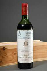 Flasche 1977 Chateau Mouton-Rothschild mit Widmung…