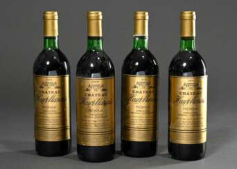 4 Flaschen Rotwein 1979 Chateau Haut-Mazeris, Fron…