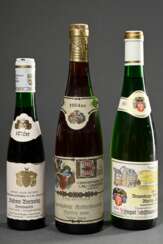 3 Diverse Flaschen Weißwein: 1x 1983 Brauneberger …