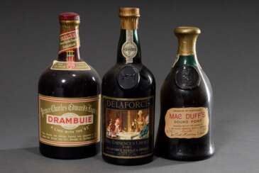 3 Diverse Port und Liquer: 1x Prince Charles Edwar…