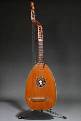 Historical guitar Bass lute or swan-neck lute, Ger…