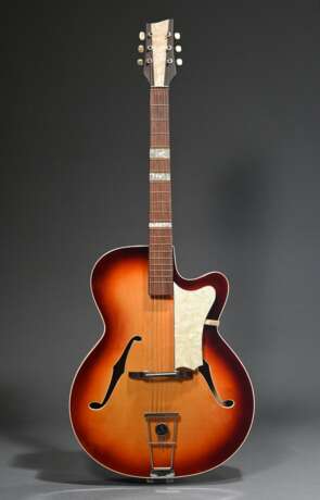 Jazz guitar, Hopf, Germany, circa 1950, unlabelled… - фото 1