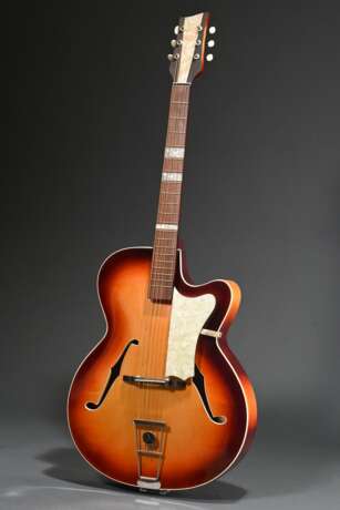 Jazz guitar, Hopf, Germany, circa 1950, unlabelled… - фото 2