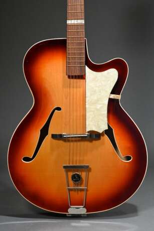 Jazz guitar, Hopf, Germany, circa 1950, unlabelled… - фото 4