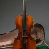 German violin with case, note inside: "From the wa… - фото 1