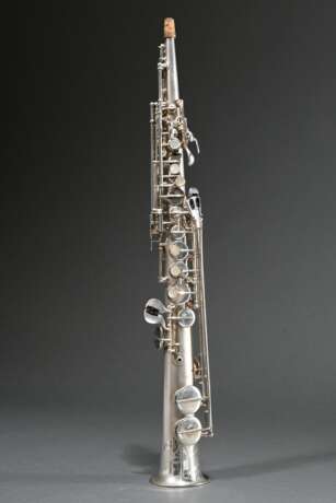 Soprano saxophone in case, marked ‘G.H. Hueller Sa… - фото 2