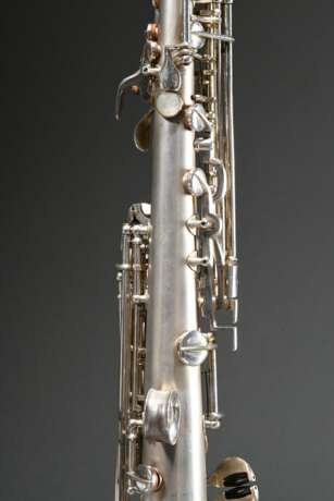 Soprano saxophone in case, marked ‘G.H. Hueller Sa… - фото 4